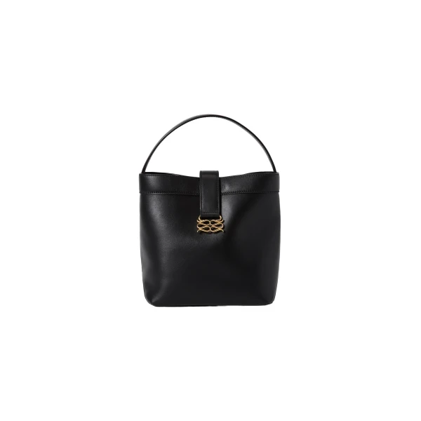 Monogram Bucket Bag in Black