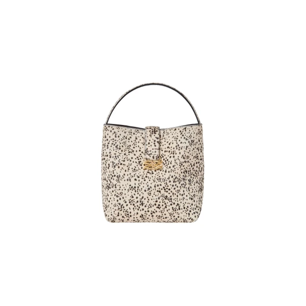 By Malina Monogram Bucket Bag in Shaded Dot | Bucket Bags | Coveti