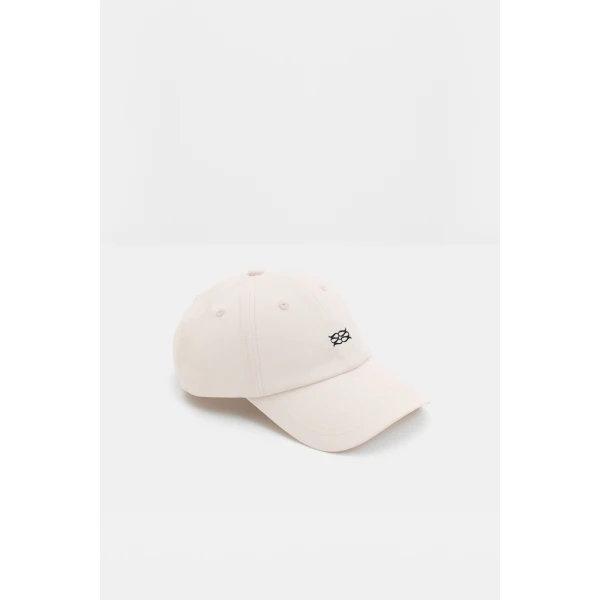 By Malina Monogram Cap in Vanilla | Hats | Coveti