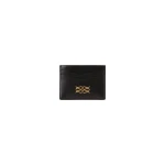 By Malina Monogram Card Holder in Black | Wallets & Purses | Coveti