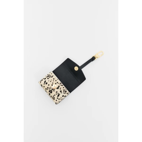 By Malina Monogram Leather Case in Shaded Dot | Wallets & Purses | Coveti