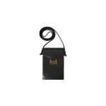 By Malina Monogram Phone Pouch in Black | Phone Cases | Coveti
