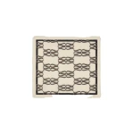 By Malina Monogram Scarf in Monogram Cream | Scarves | Coveti