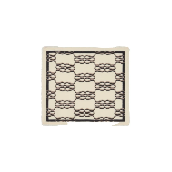 Monogram Scarf in Monogram Cream