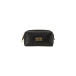 By Malina Monogram Toiletry Bag in Black By Malina Monogram Toiletry Bag in Black | Clutch Bags | Coveti