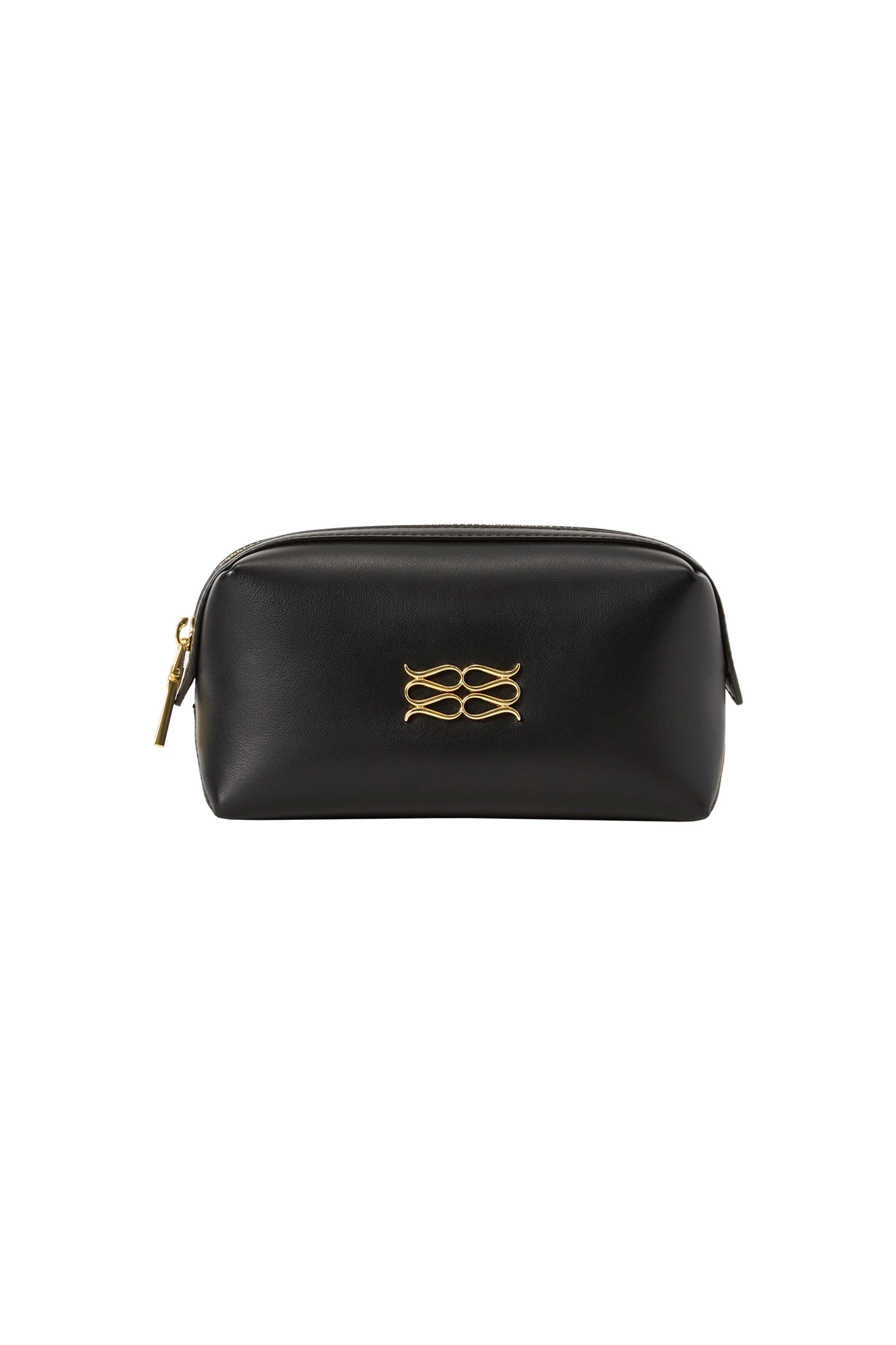 By Malina Monogram Toiletry Bag in Black By Malina Monogram Toiletry Bag in Black | Clutch Bags | Coveti