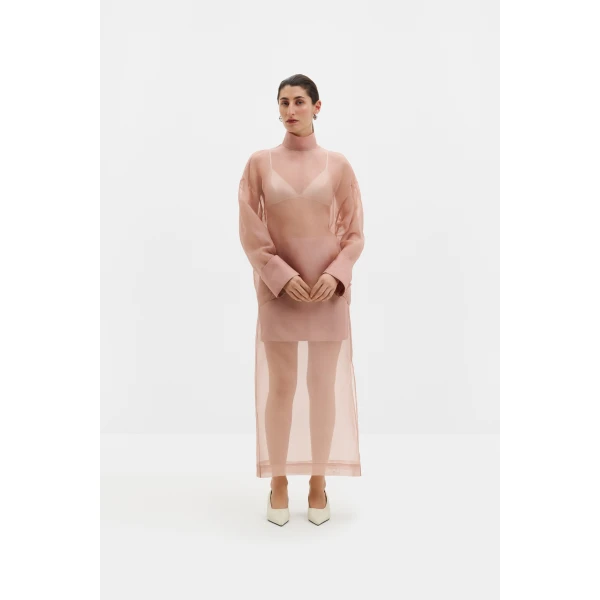 By Malina Nicole Blouse in Soft Pink | Blouse | Coveti