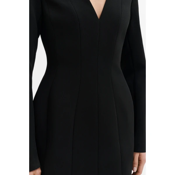 By Malina Ninni Mini Dress in Black | Mini Dresses | Coveti