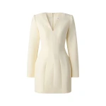By Malina Ninni Mini Dress in Pearl | Mini Dresses | Coveti