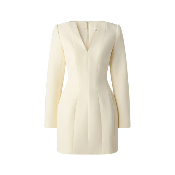 By Malina Ninni Mini Dress in Pearl | Mini Dresses | Coveti