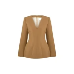 By Malina Ninni Top in Camel | Tops | Coveti
