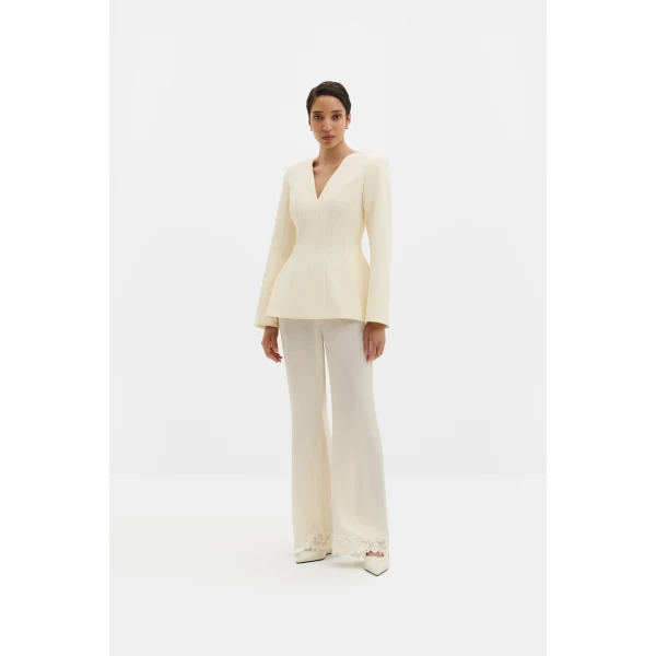 By Malina Ninni Top in Pearl | Tops | Coveti