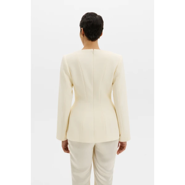 By Malina Ninni Top in Pearl | Tops | Coveti