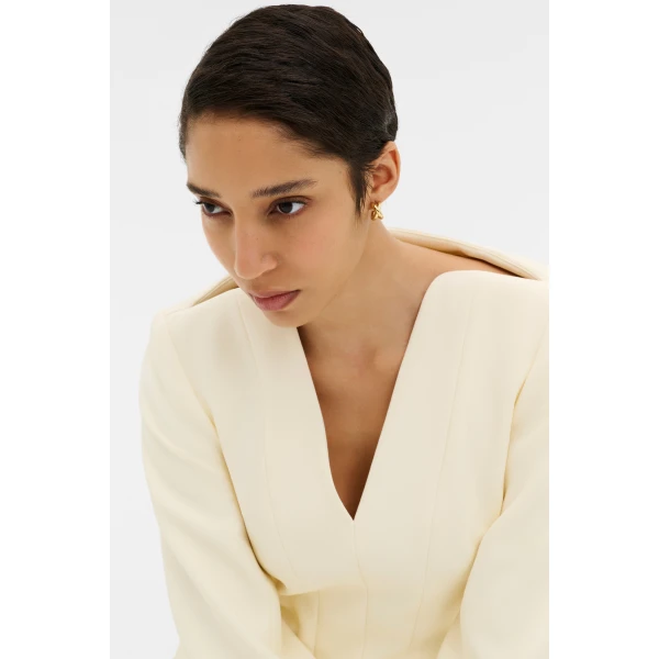 By Malina Ninni Top in Pearl | Tops | Coveti