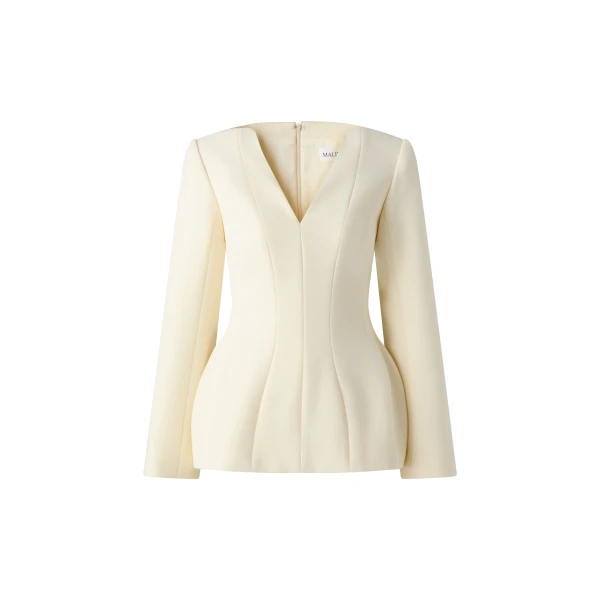 By Malina Ninni Top in Pearl | Tops | Coveti