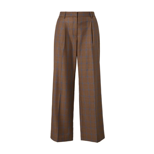 Nisa Pants in Camel Checks