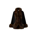 By Malina Nor Coat in Black | Coats | Coveti