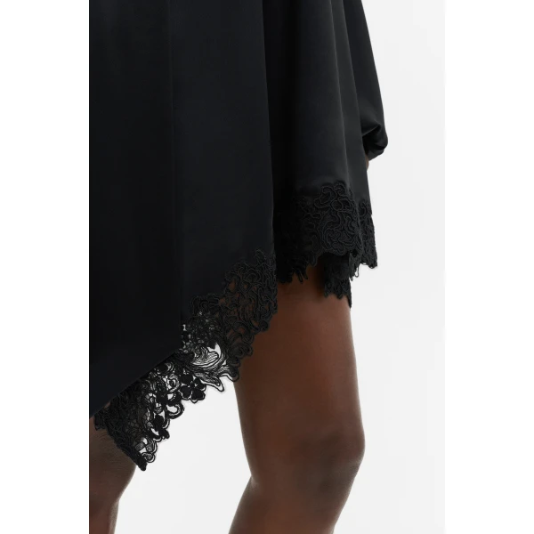 By Malina Norea Mini Dress in Black | Mini Dresses | Coveti