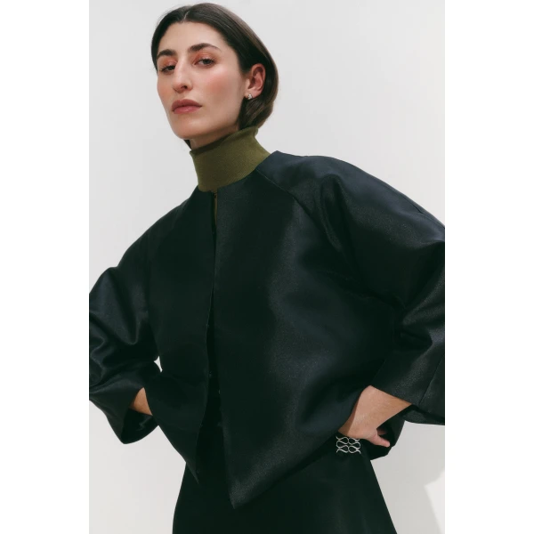 By Malina Novalie Blouse in Black | Blouse | Coveti