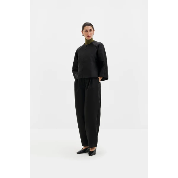 By Malina Novalie Blouse in Black | Blouse | Coveti