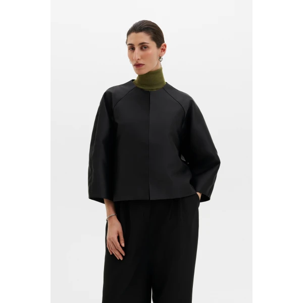 By Malina Novalie Blouse in Black | Blouse | Coveti