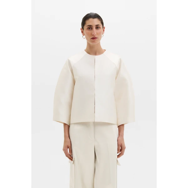 By Malina Novalie Blouse in Ivory | Blouse | Coveti