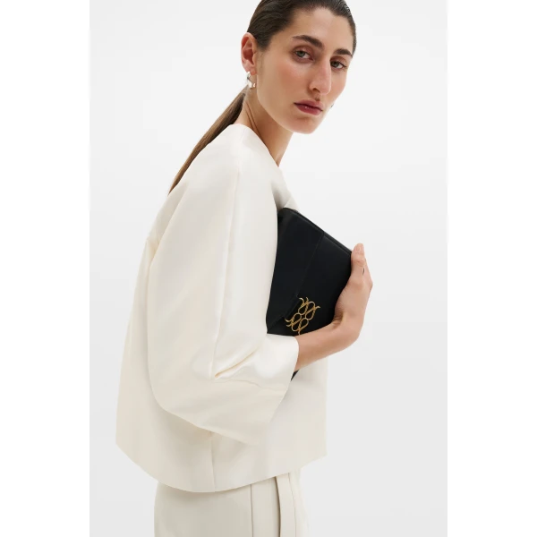 By Malina Novalie Blouse in Ivory | Blouse | Coveti