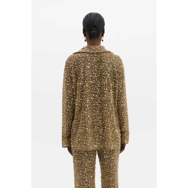 By Malina Philippa Shirt in Camel | Shirts | Coveti