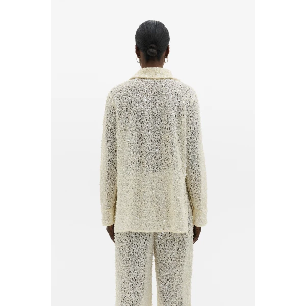 By Malina Philippa Shirt in Pearl | Shirts | Coveti