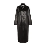 By Malina Phoebe Coat in Black | Coats | Coveti