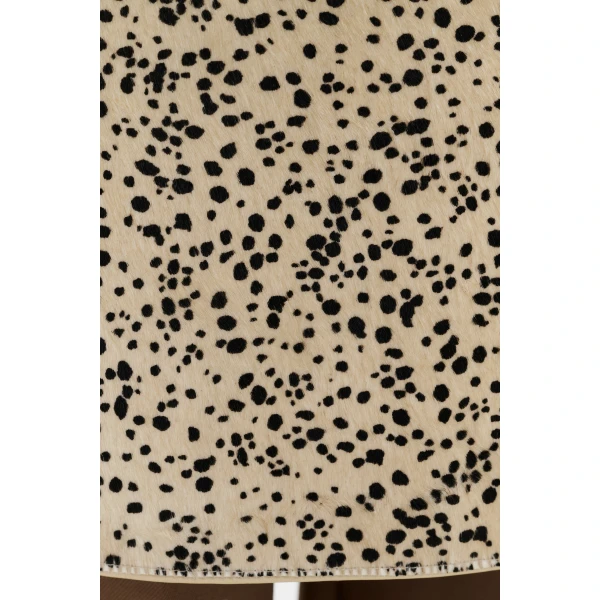 By Malina Phoebe Leather Coat in Shaded Dot | Leather Coats | Coveti