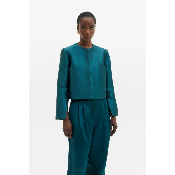 By Malina Ruthie Blouse in Teal | Blouse | Coveti