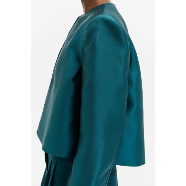 By Malina Ruthie Blouse in Teal | Blouse | Coveti
