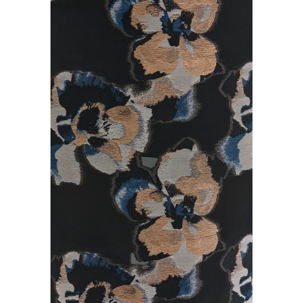 By Malina Sanna Midi Skirt in Dark Blooms | Midi Skirts | Coveti