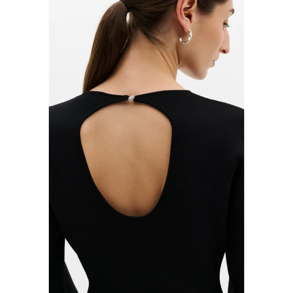 By Malina Sanne Mini Dress in Black, view 5