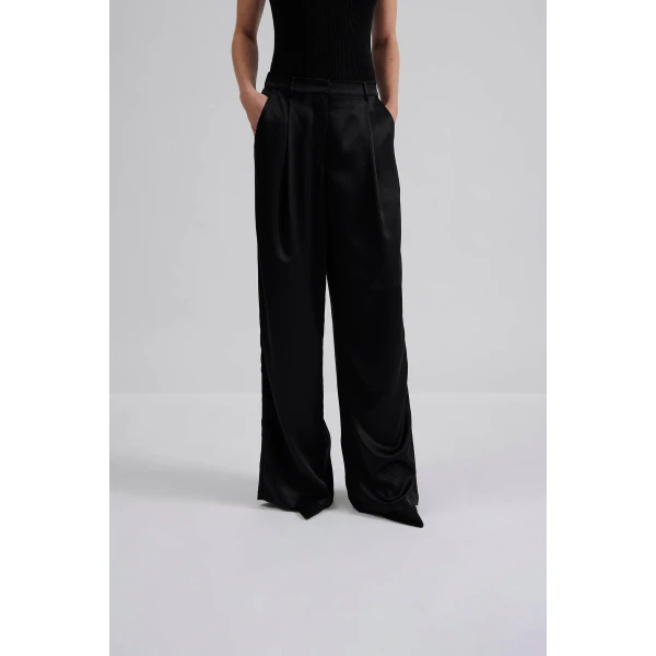 By Malina Sarah Trousers in Black | Pants | Coveti