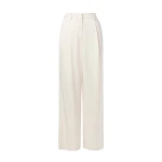 By Malina Sarah Trousers in Vanilla | Pants | Coveti