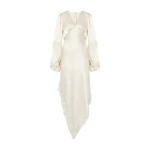 By Malina Seema Maxi Dress in Cream | Wedding Dresses | Coveti