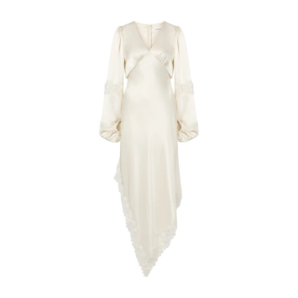 By Malina Seema Maxi Dress in Cream | Wedding Dresses | Coveti