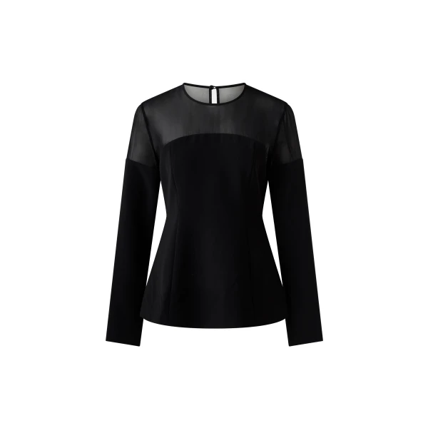 By Malina Selina Top in Black | Tops | Coveti