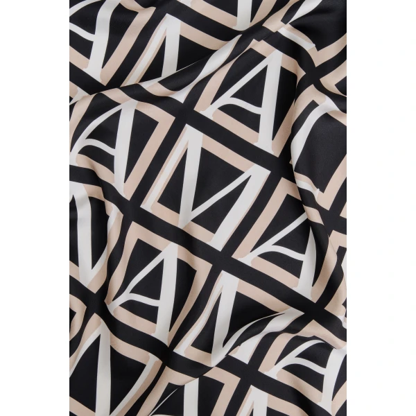 By Malina Silk Twill Scarf 65x65 in Monogram | Scarves | Coveti