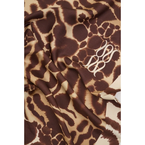 By Malina Silk Twill Scarf 80x80 in Savannah | Scarves | Coveti