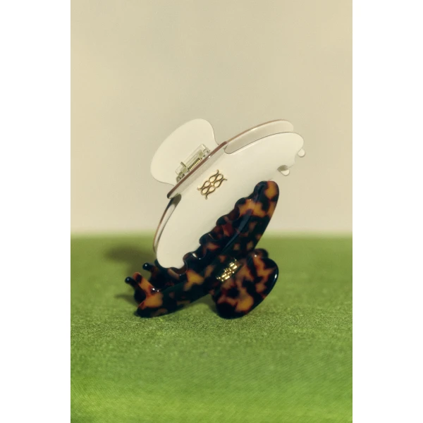By Malina Tekla Hair Clip in Pearl | Hair Accessories | Coveti