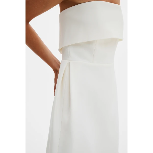 By Malina Tulia Mini Dress in Cream | Wedding Dresses | Coveti