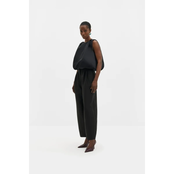 By Malina Valentina Top in Black | Tops | Coveti