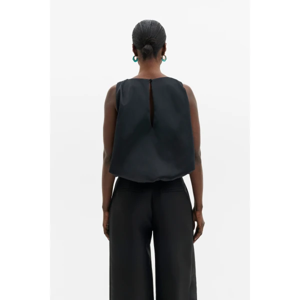 By Malina Valentina Top in Black | Tops | Coveti