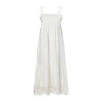 By Malina Vilda Midi Dress in White | Midi Dresses | Coveti