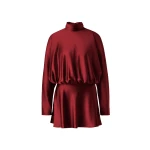 By Malina Vilja Mini Dress in Ruby | Mini Dresses | Coveti