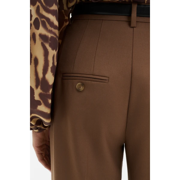 By Malina Yana Pants in Camel | Wide leg pants | Coveti