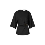 By Malina Zilla Blouse in Black | Blouse | Coveti